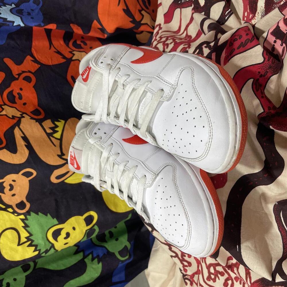 Nike Dunk Low  - White/Crimson